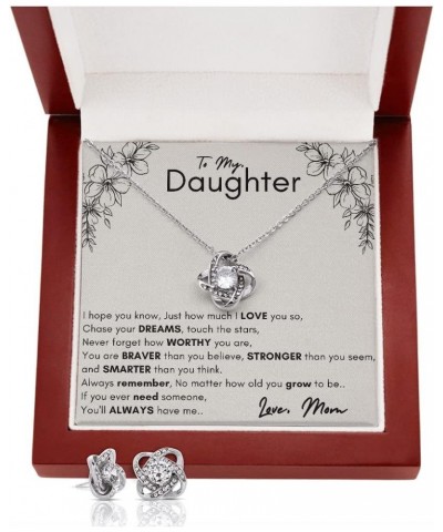 Daughter Gifts from Mom and Dad, Mother Daughter gift from mom - Gifts for Daughters from Mothers - To My Daughter Necklace F...