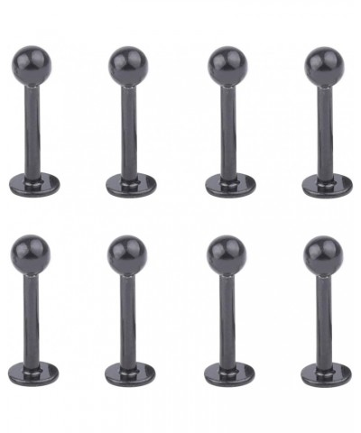 Surgical Stainless 16G Lip Rings Labret Nose Studs Piercing Labret Monroe Nose Studs Ear Tragus Helix Earring 3mm Ball 10mm L...