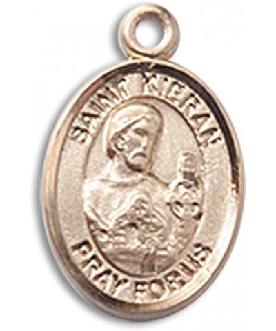 14 Karat Gold Catholic Patron Saint Medal Petite Charm Pendant, 1/2 Inch Saint Kieran $100.58 Pendants