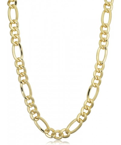 14k Yellow Gold Filled Solid Figaro Link Chain Necklace for Men and Women (3.3 mm, 4.2 mm, 5.2 mm, 6 mm, 7.8 mm or 8.6 mm) 30...