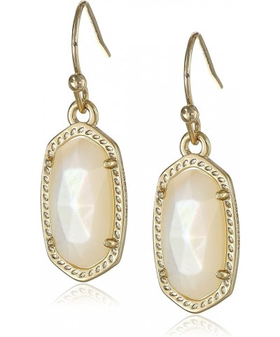 Lee Drop Earrings for Women Ivory Mother-of-Pearl/Gold plated $32.40 Earrings