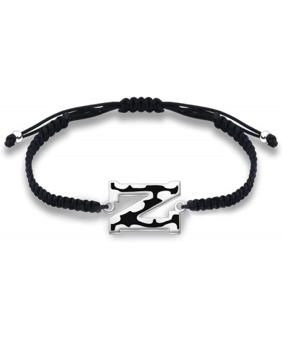 Braided Bracelets Letter A-Z Charm Adjustable Link,Rope Braided Bracelet,26 Alphabet Handmade Adjustable Bracelet N $9.51 Bra...